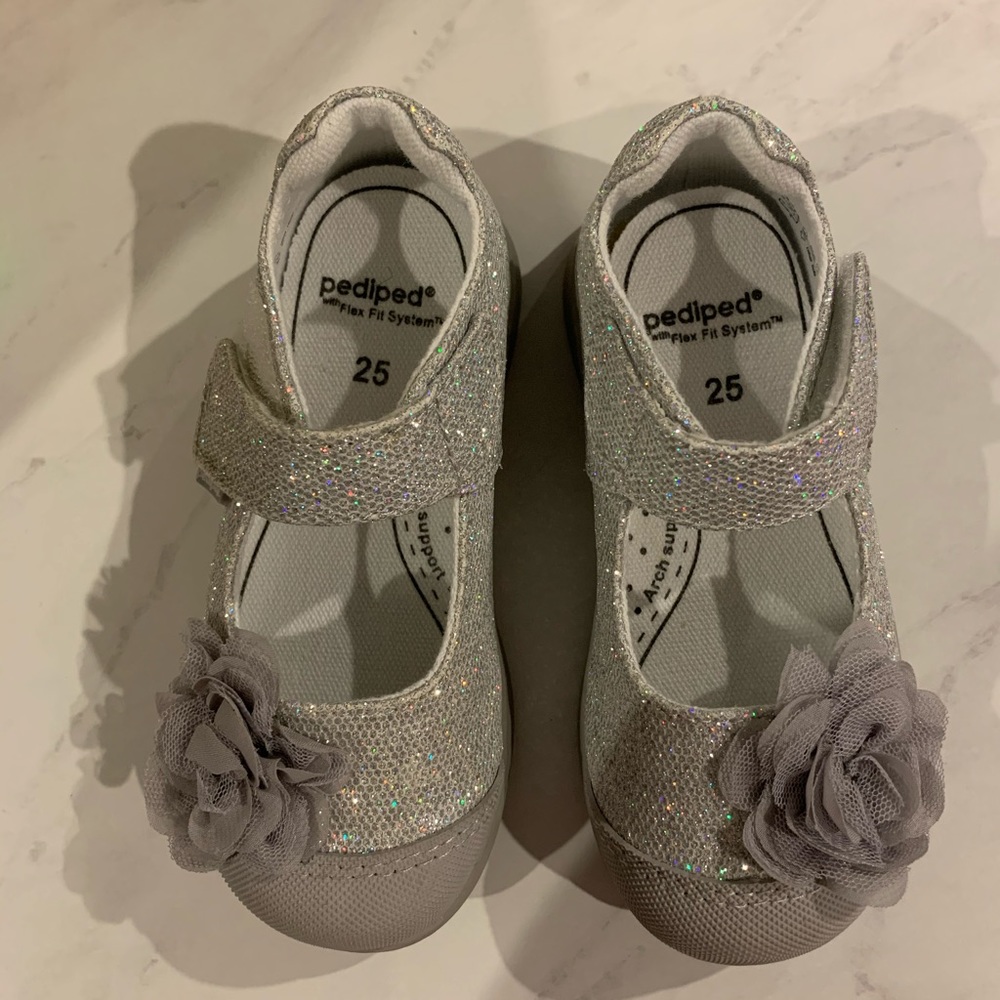 Pediped Estella Silver 8.5 EU 25